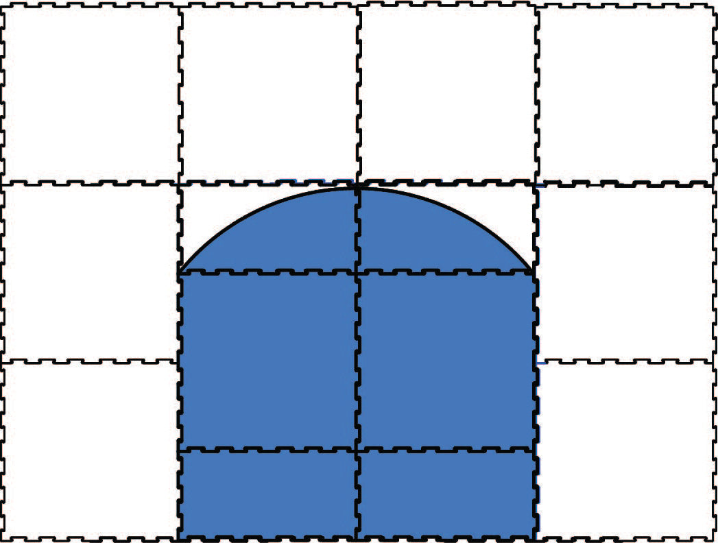 ProFast-8 Goal Crease 13.2ft x 9.9ft